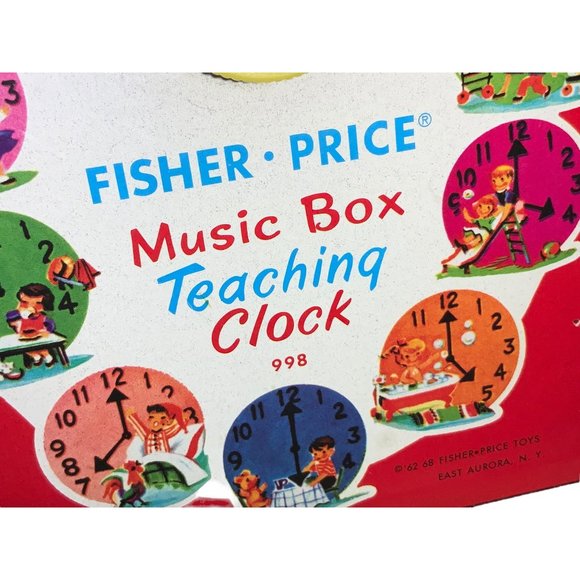 FisherPrice Toys Fisher Price Music Box Teaching Clock 209 Poshmark